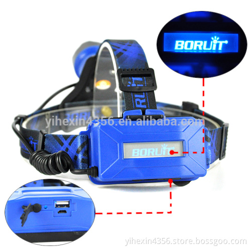 New Product Rechargeable Zoom CREE LED Headlight